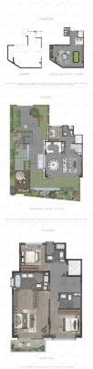 4室3厅5卫建面200平南户型图