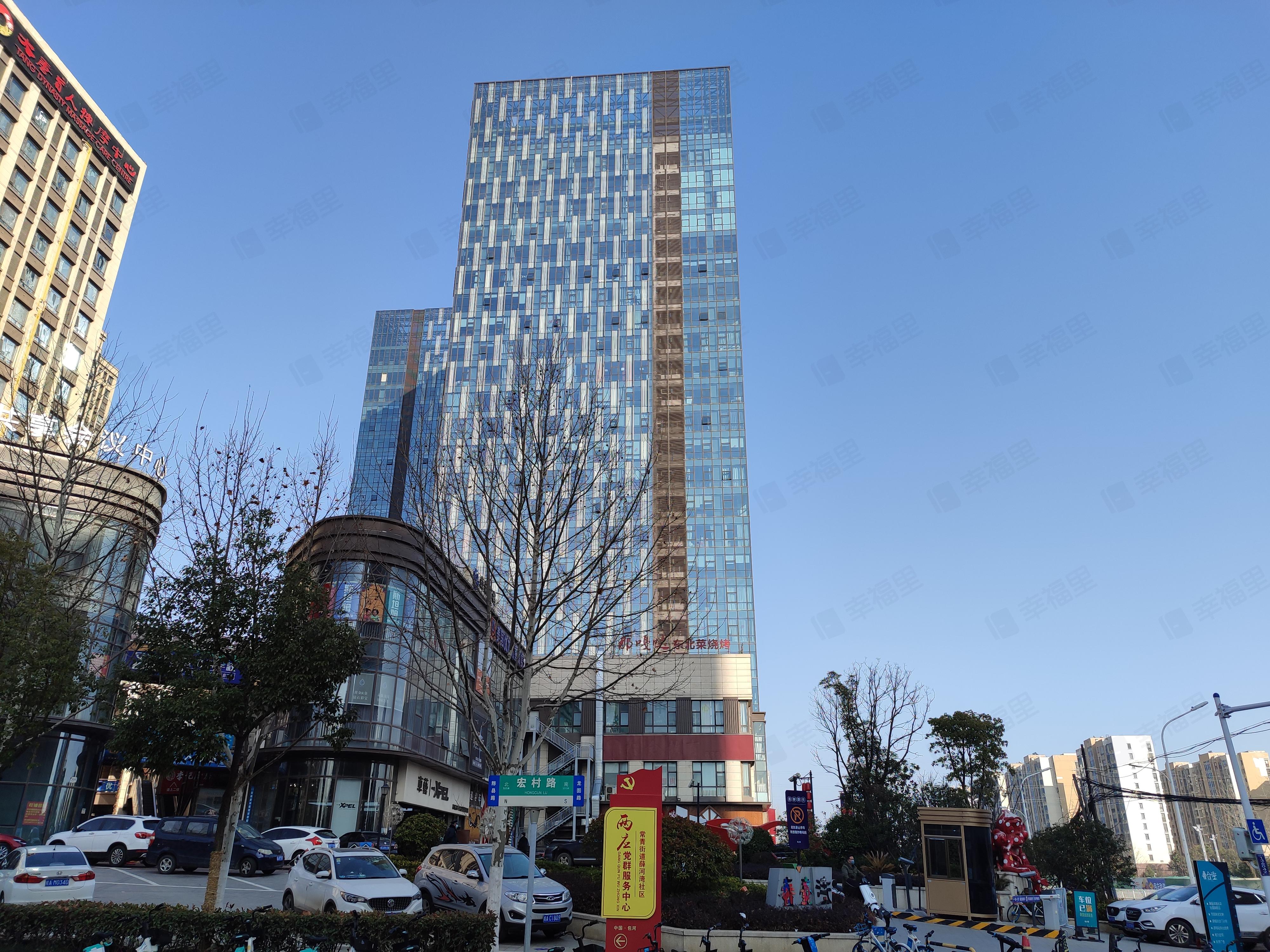 绿地中心公馆(商住楼)小区效果图