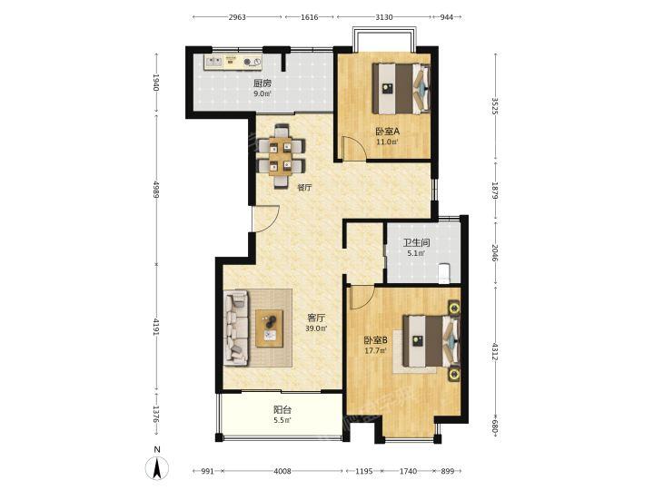 整租·金天地花园