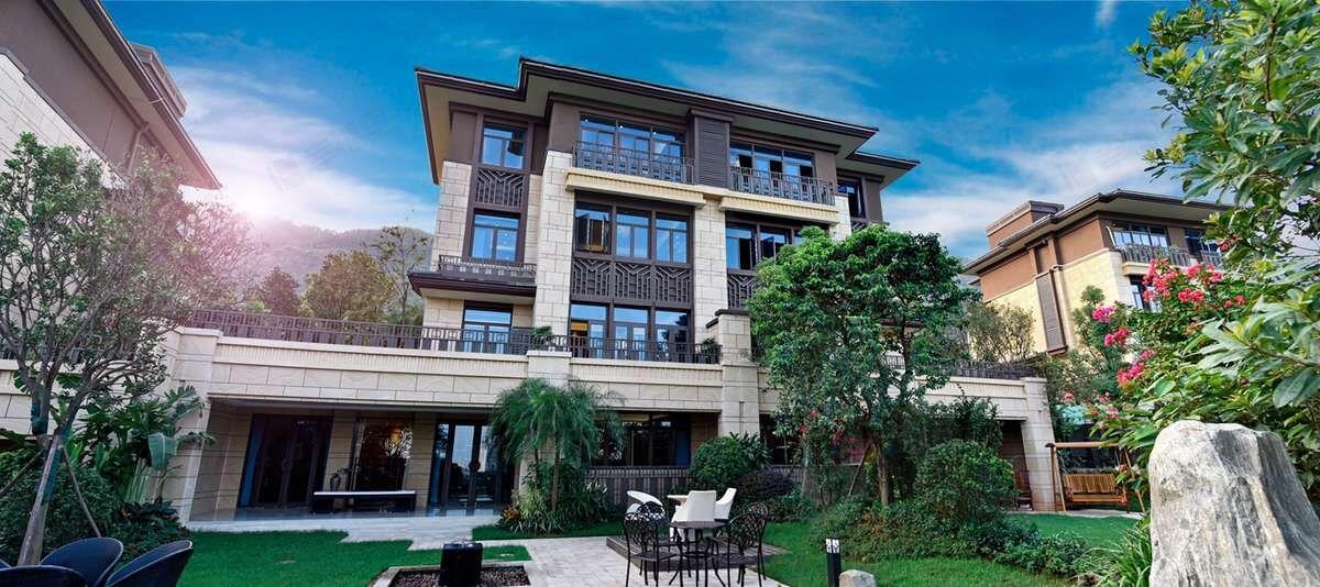 高尔夫庄园小区效果图