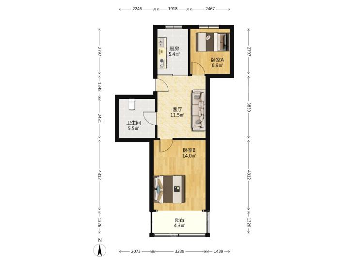 整租·育秀(五区)