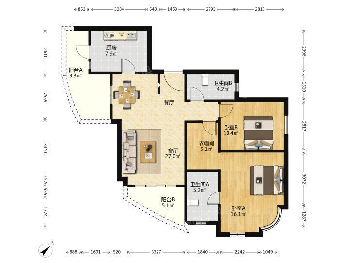 整租·仁恒滨江园