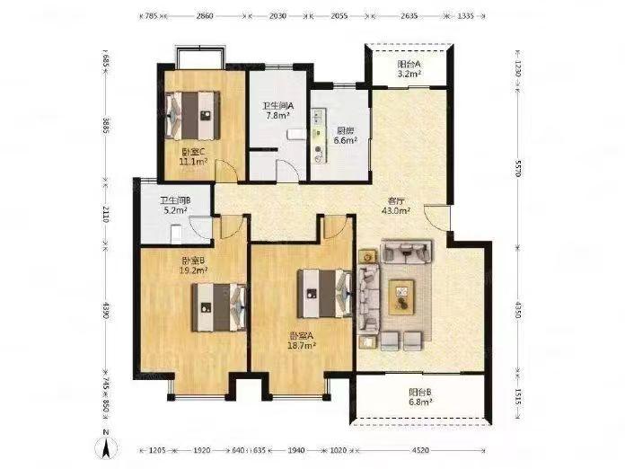 合租·荣盛花语城