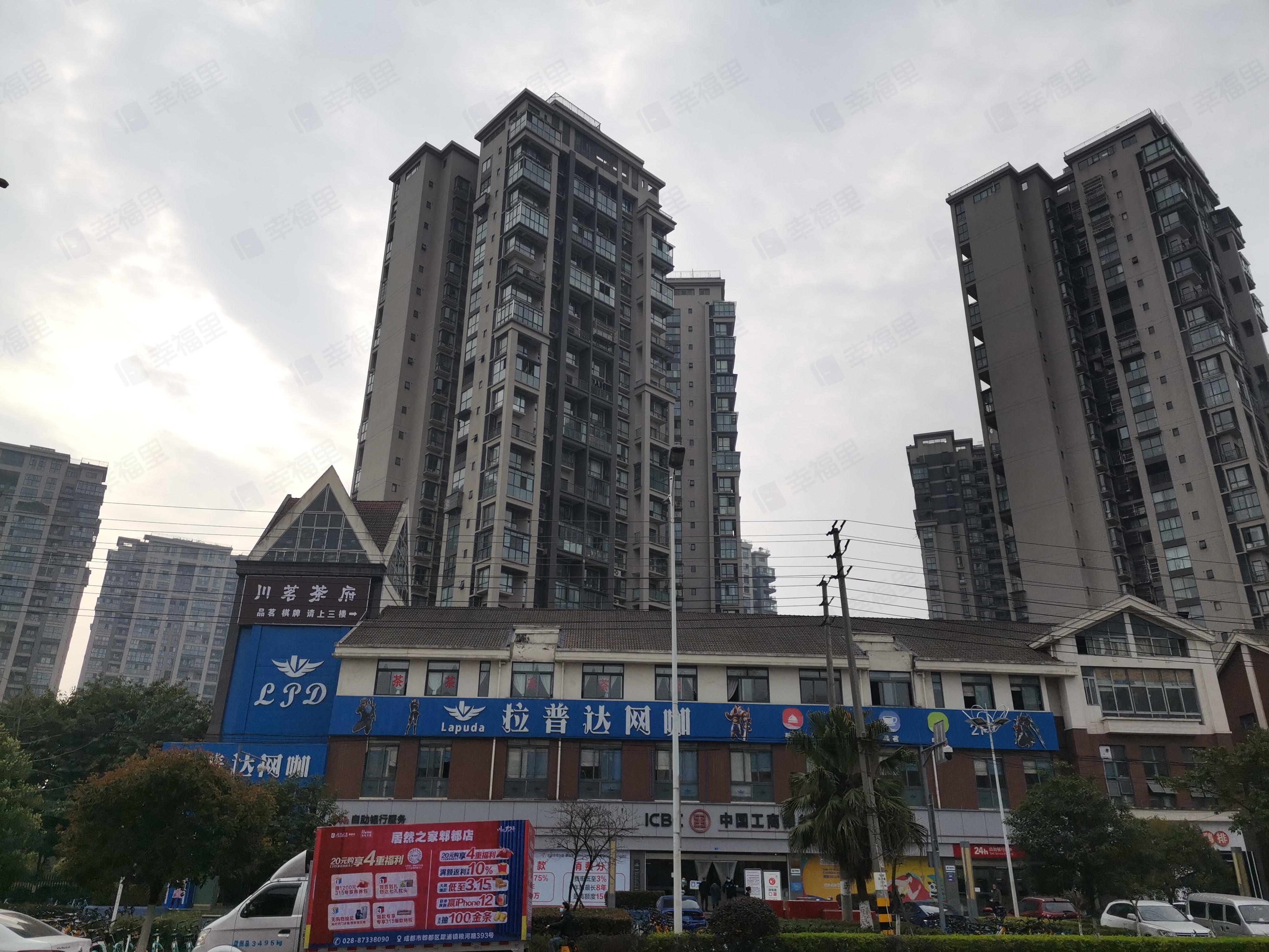 西华苑商业楼小区效果图