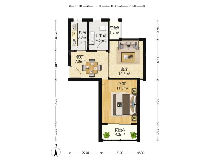 整租·大华锦绣华城(九街区)