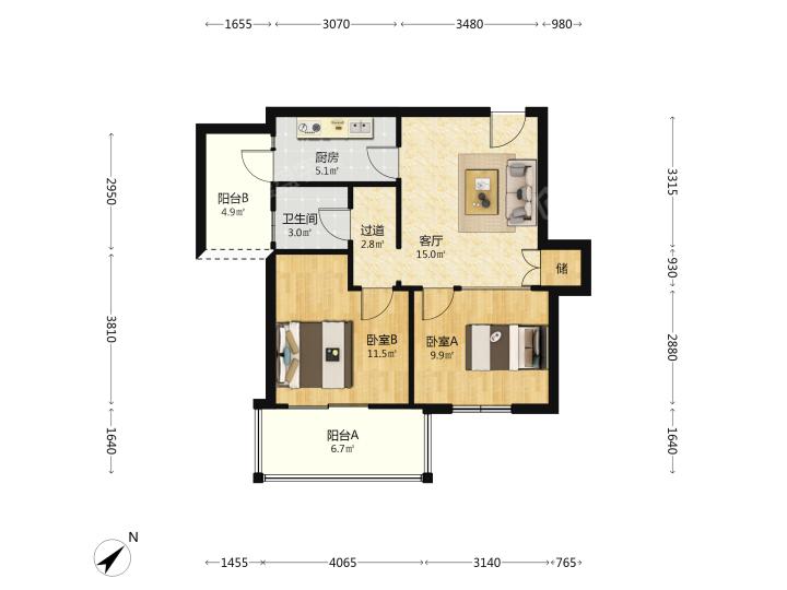 整租·大华锦绣华城(十五街区)