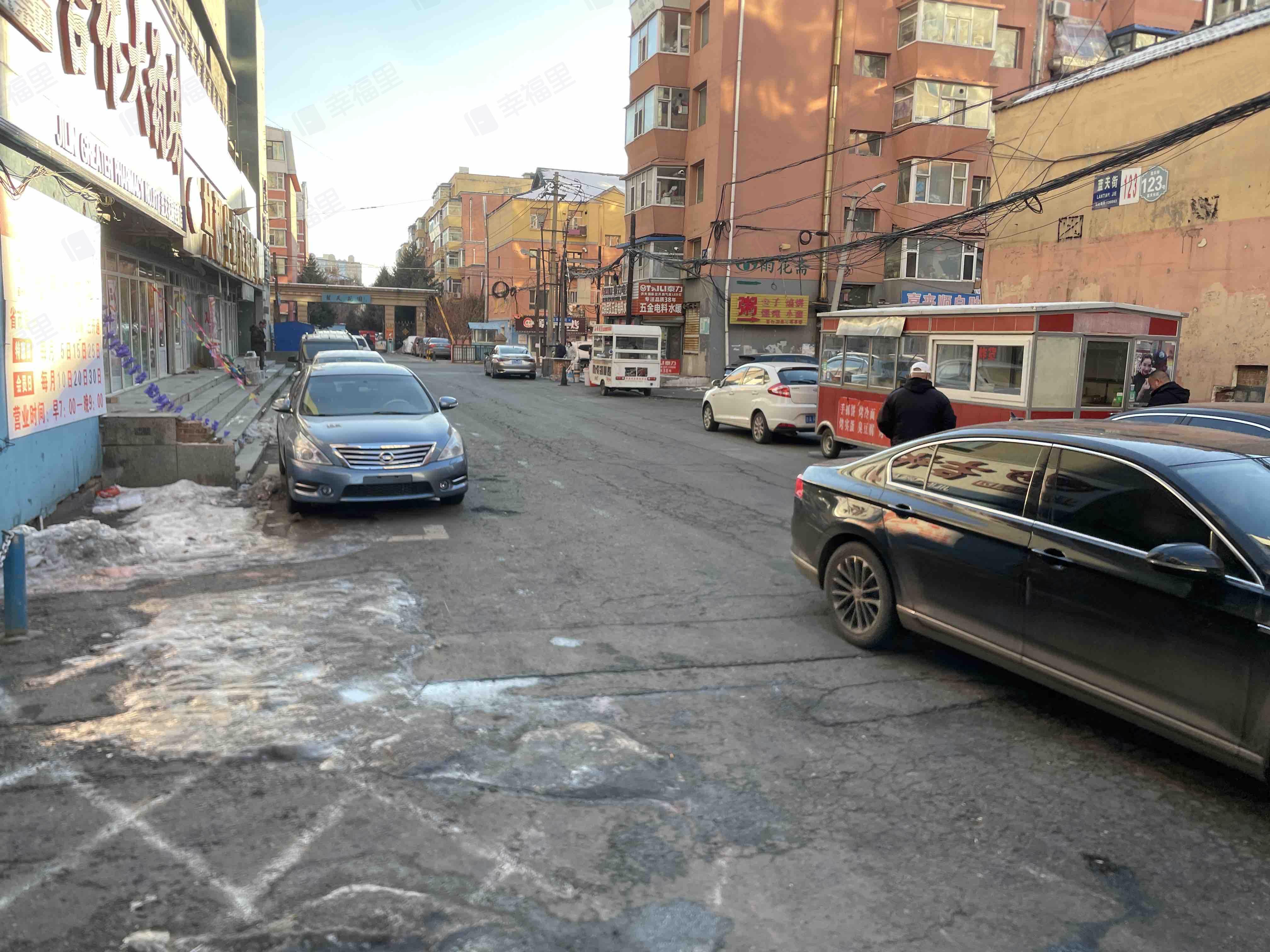 蓝天街小区效果图