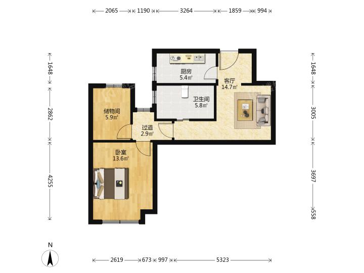 整租·绿地海域苏河源(一期)