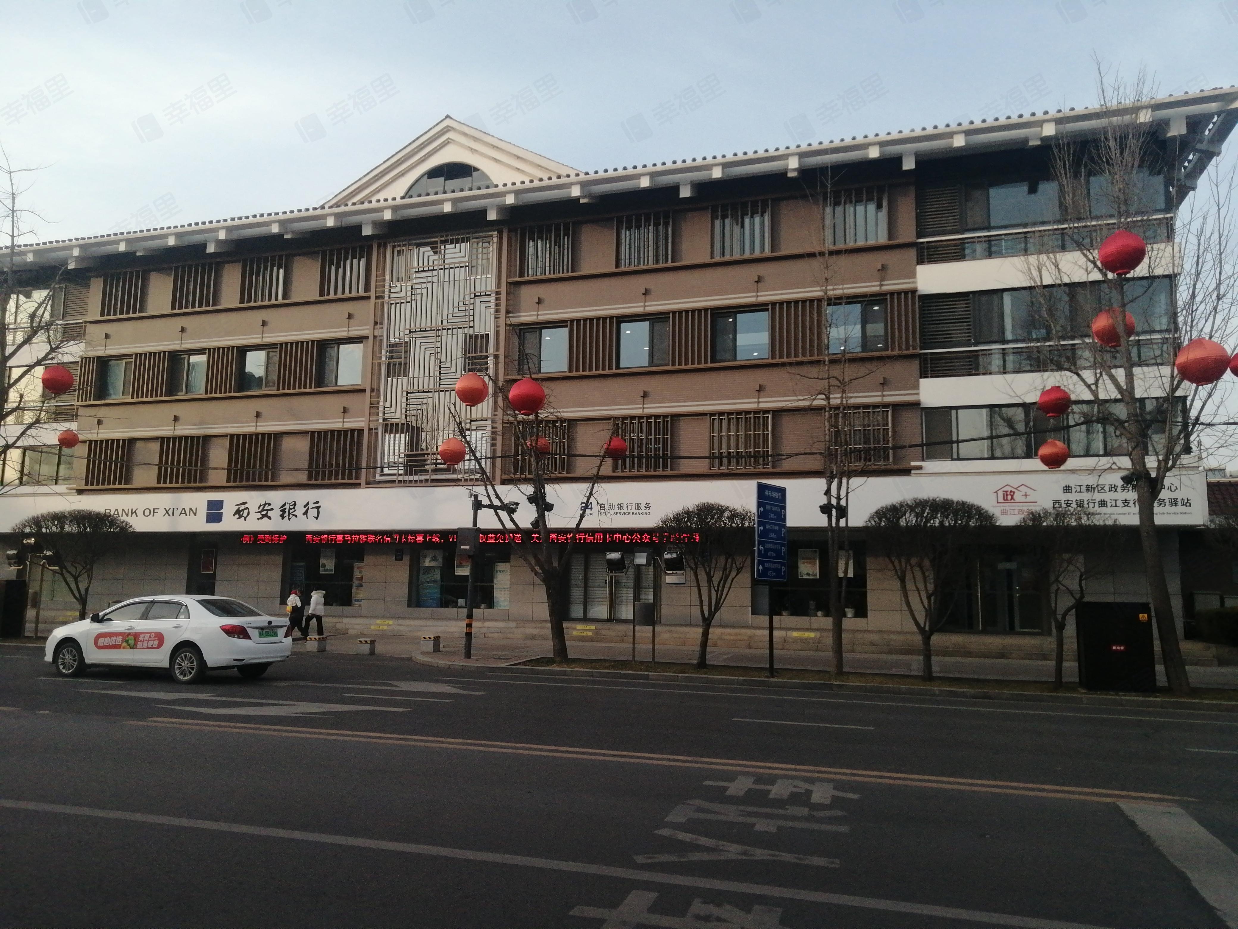 西安曲江旅游度假区管委会住宅区小区效果图