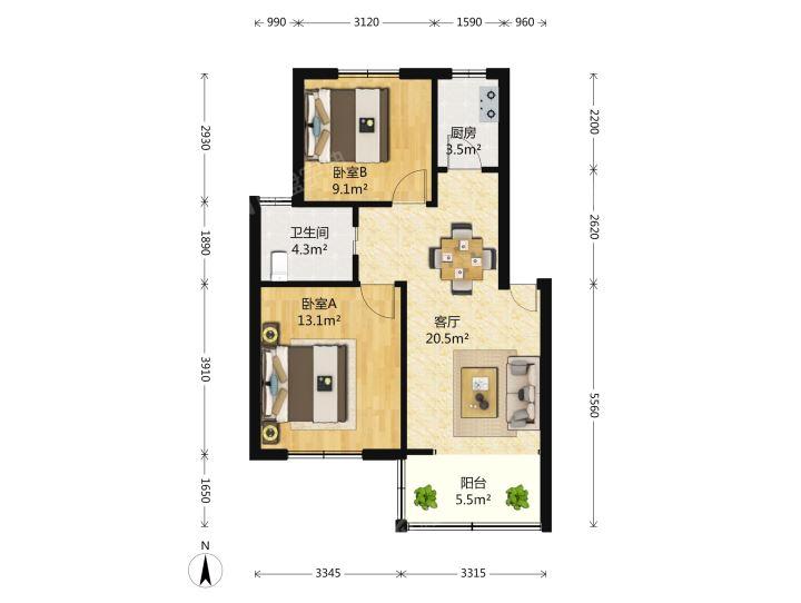 整租·舒馨北苑