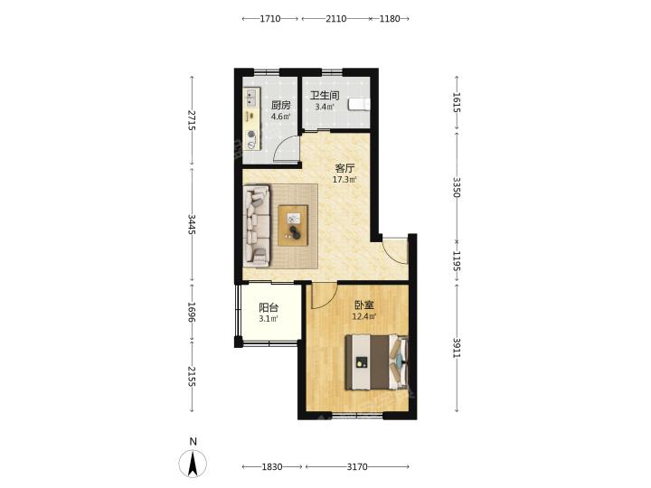 整租·舒馨北苑