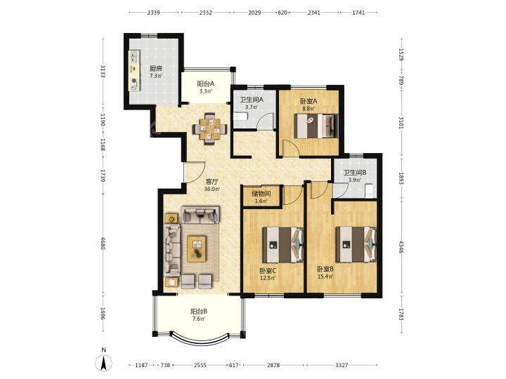 整租·西南名苑