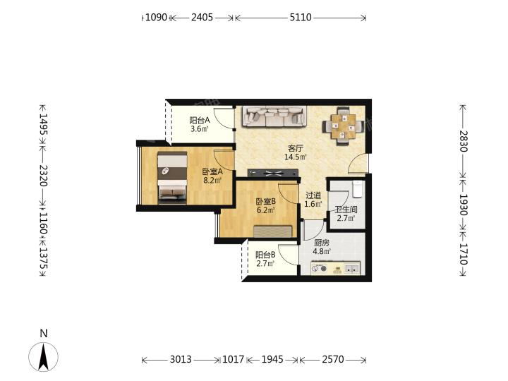 整租·祈福缤纷汇