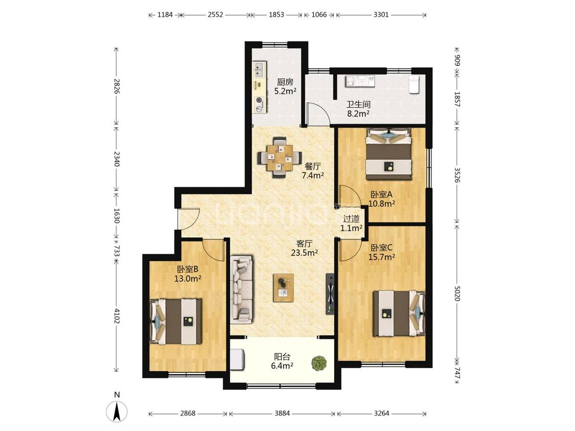 整租·南湖尚城