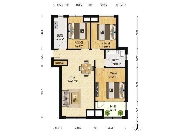 整租·金地格林世界(格林公馆)