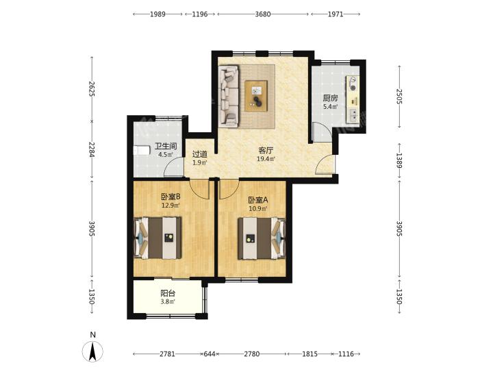 整租·汇郡海棠苑