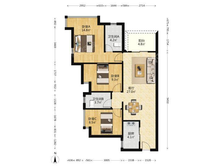 整租·招商雍和府