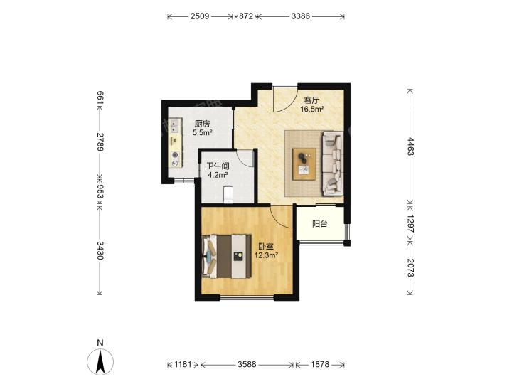 整租·秀康新城(达城锦园)