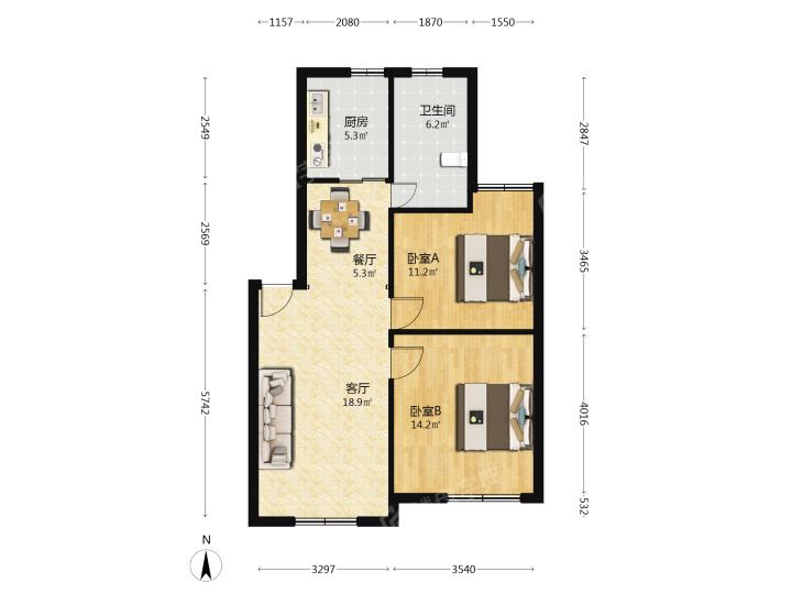 整租·罗山花苑