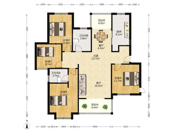 整租·爱法山水国际