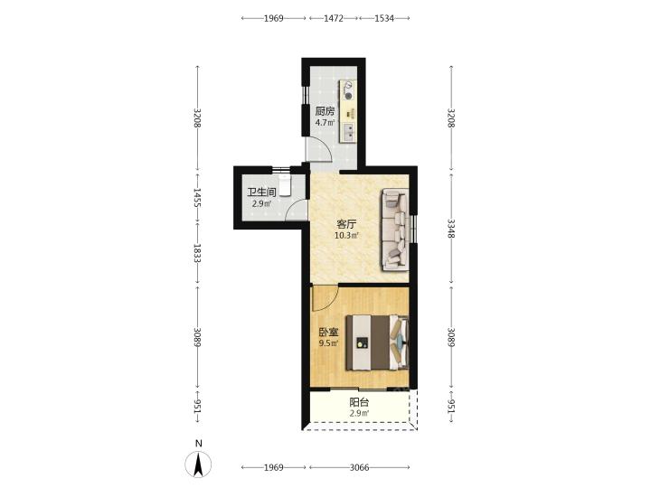 整租·高安路9弄