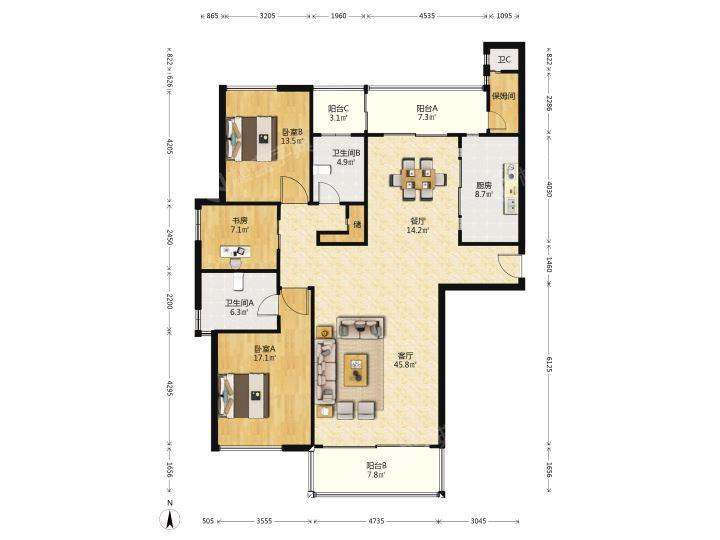 整租·百汇园(二期)