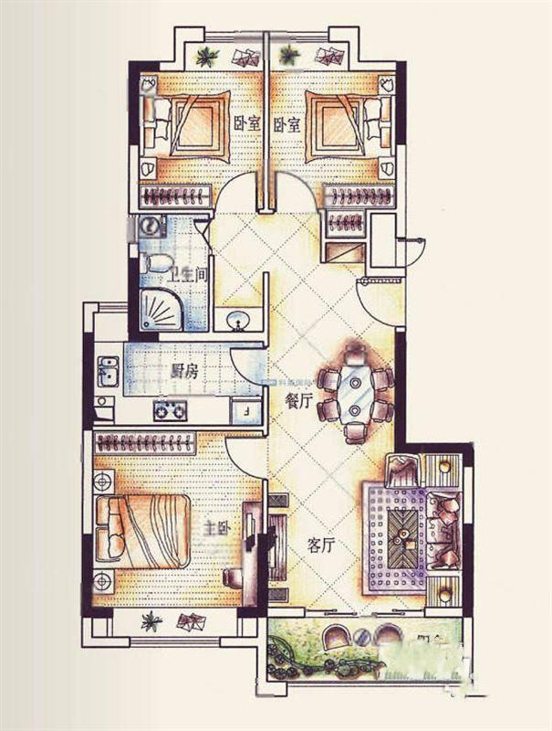 整租·卓越蔚蓝群岛(三期)