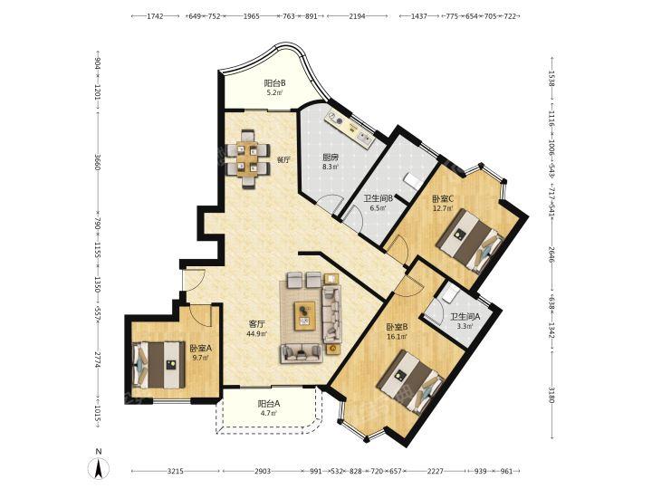 整租·静安河滨花园
