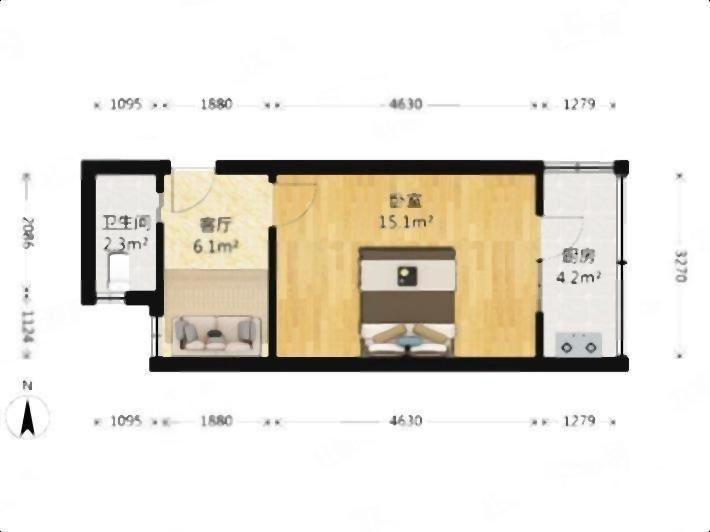 整租·汇成苑一村