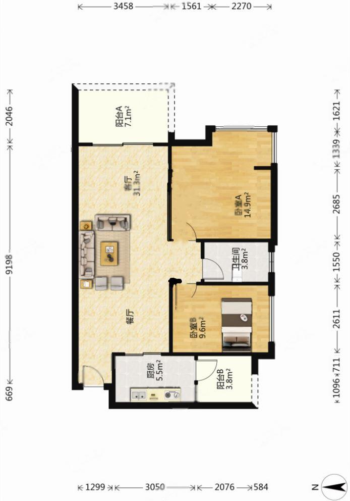 整租·光大景湖时代城