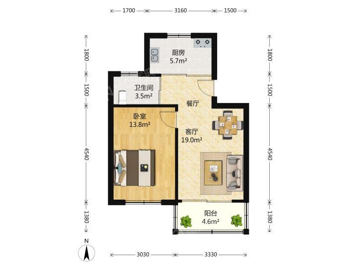 整租·绿川公寓