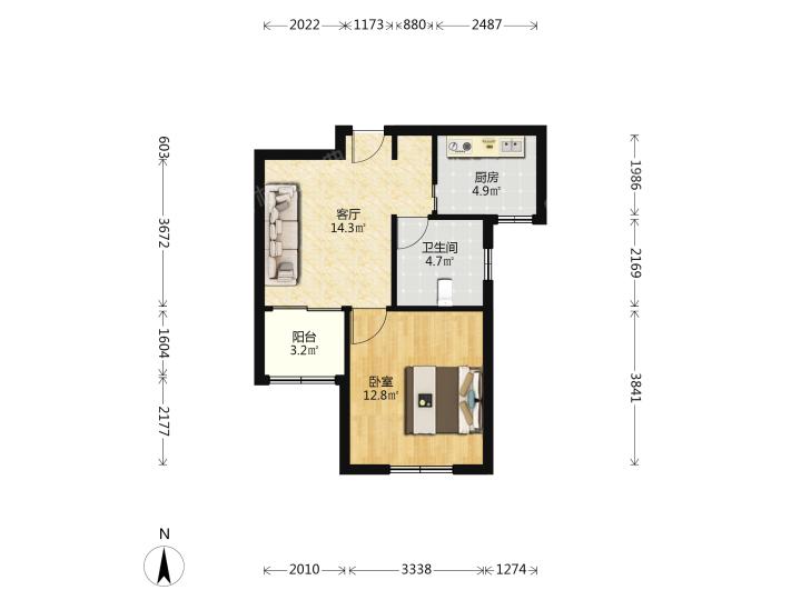 整租·塘和家园(山茶雅苑)