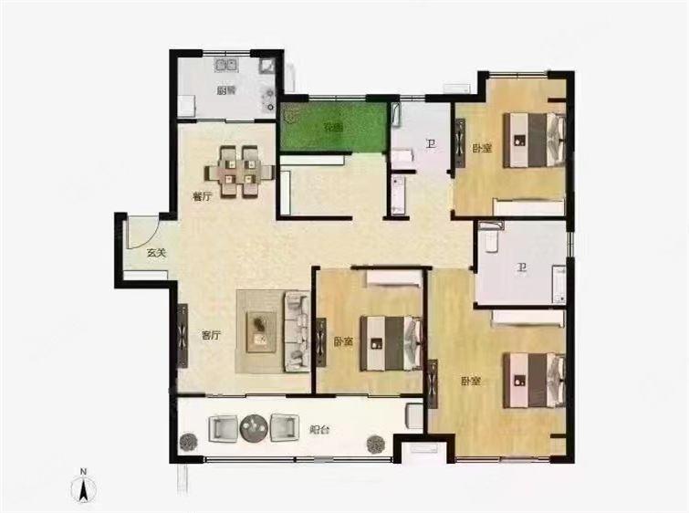 整租·恒基凯旋门(一二期)