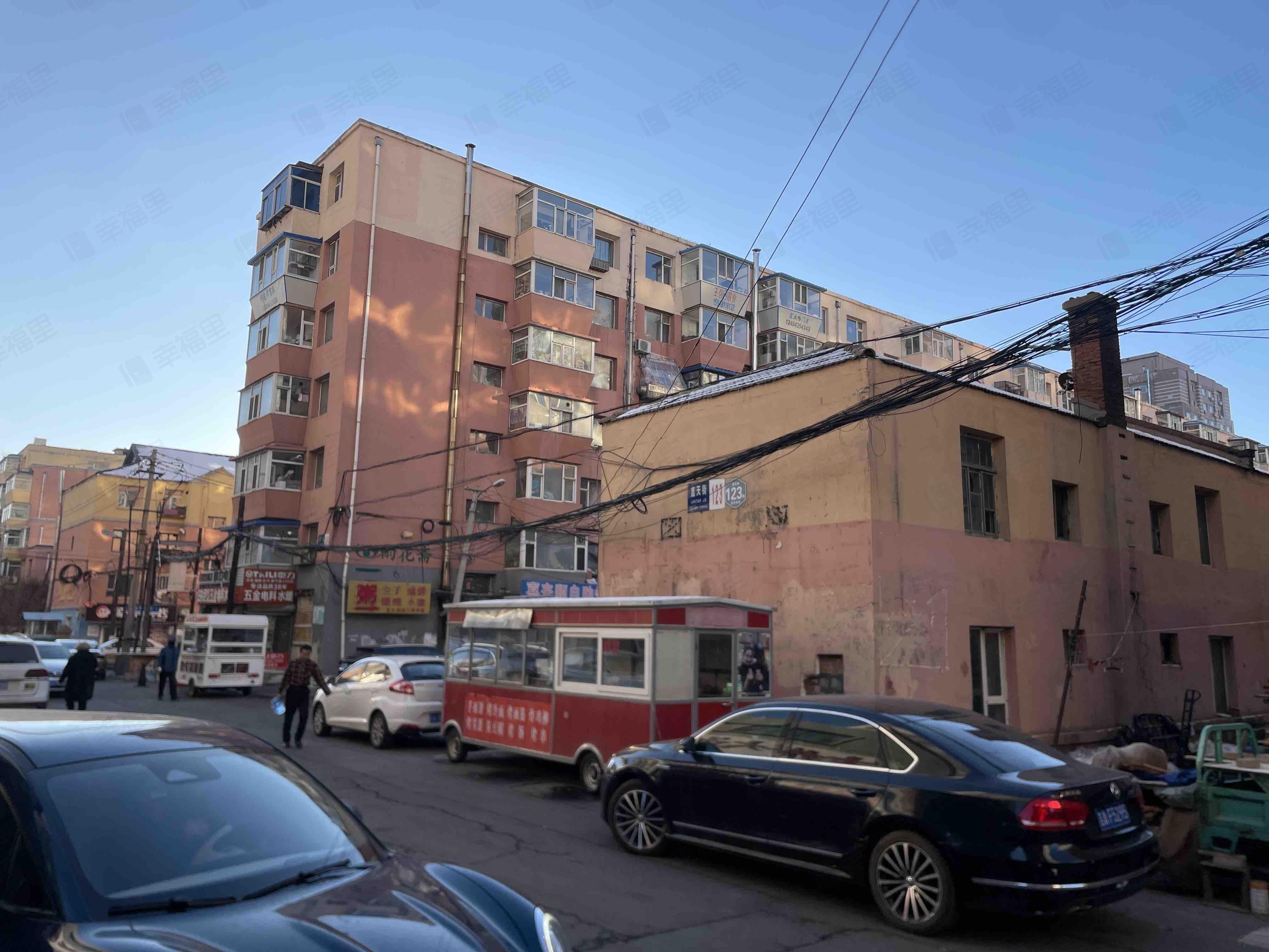 蓝天街小区效果图