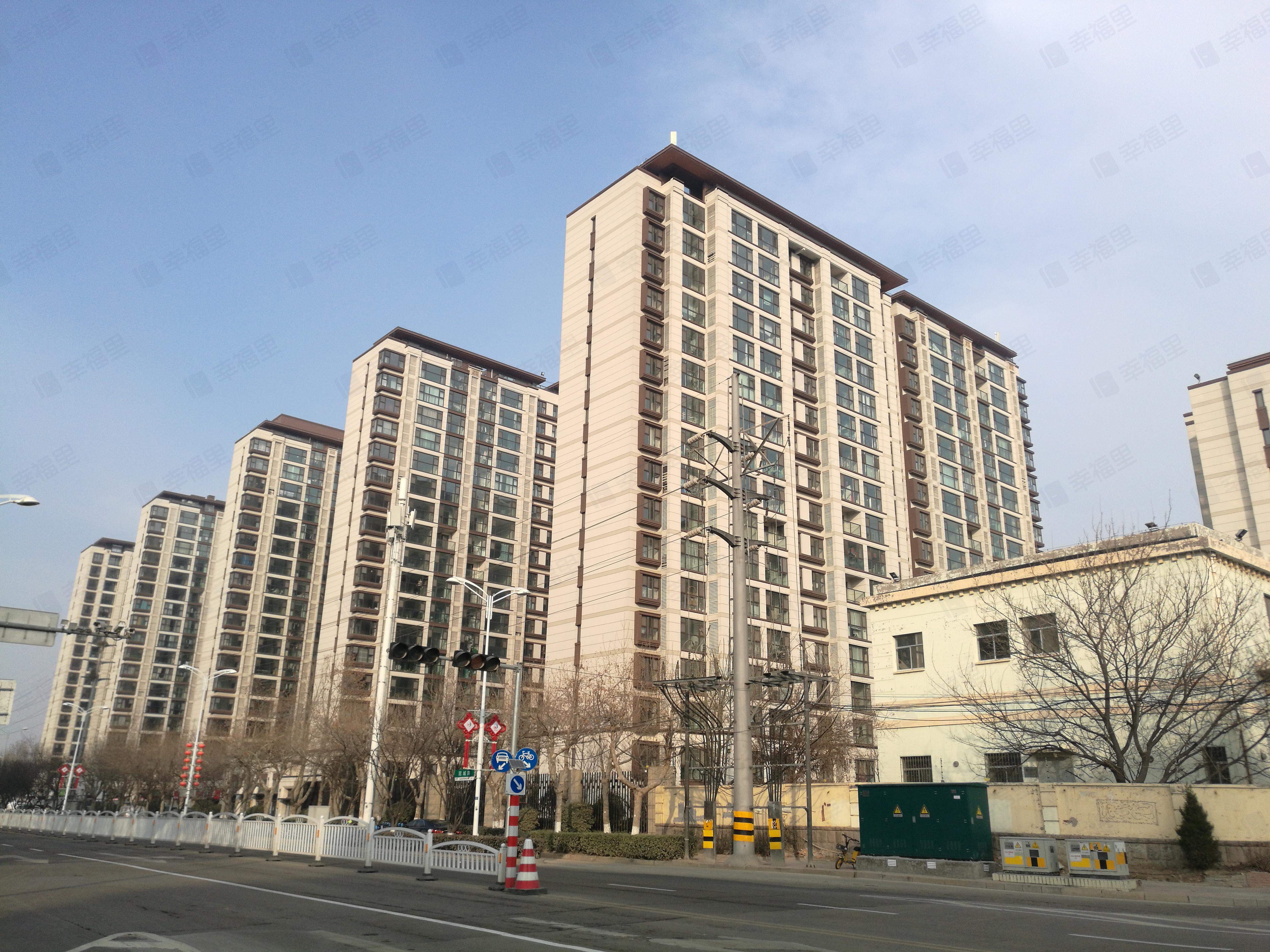 青特金地汇豪观邸小区效果图