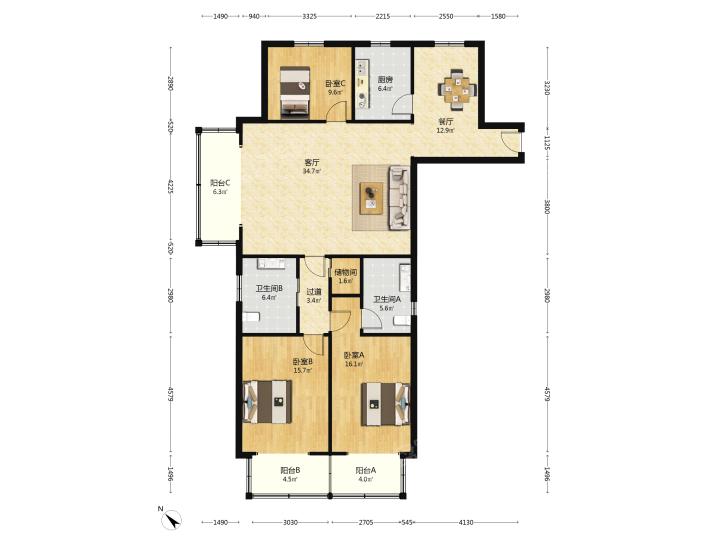 整租·一品名人居