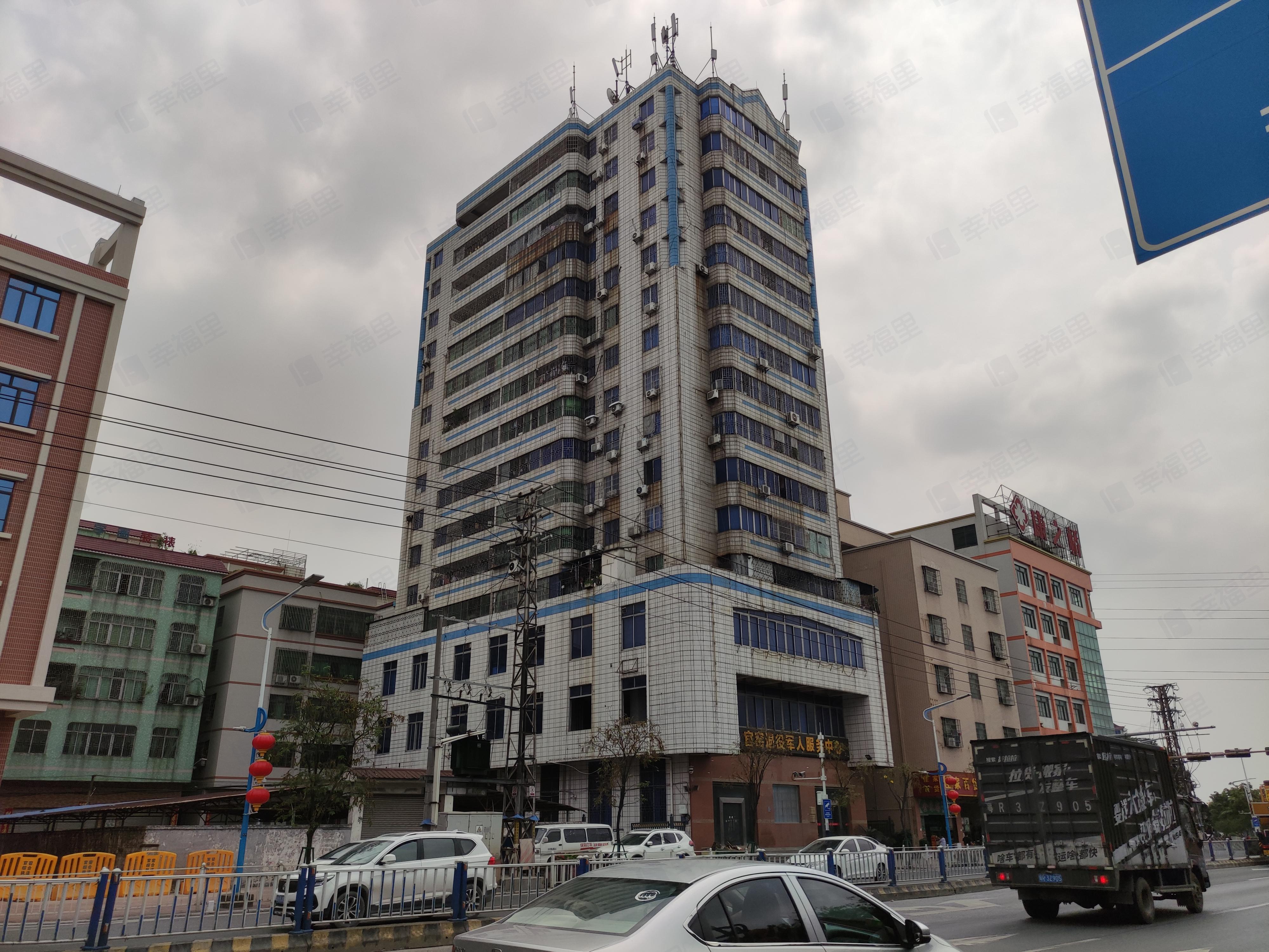 建设大厦小区效果图