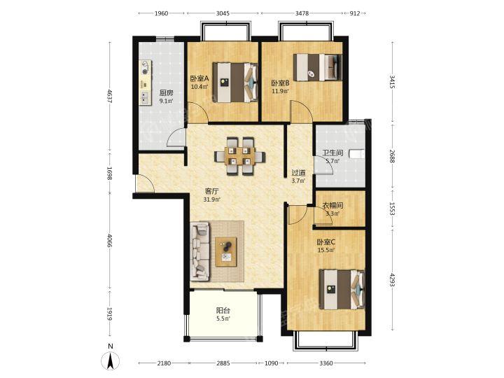 整租·黄浦丽园