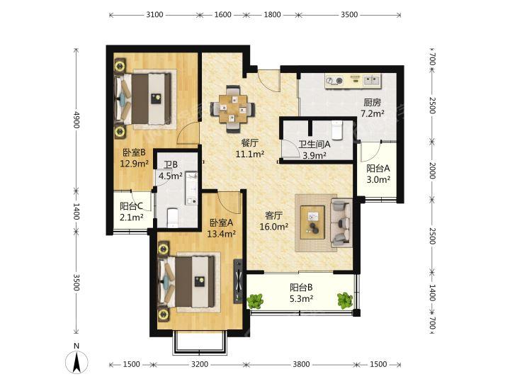 整租·东方城市公寓